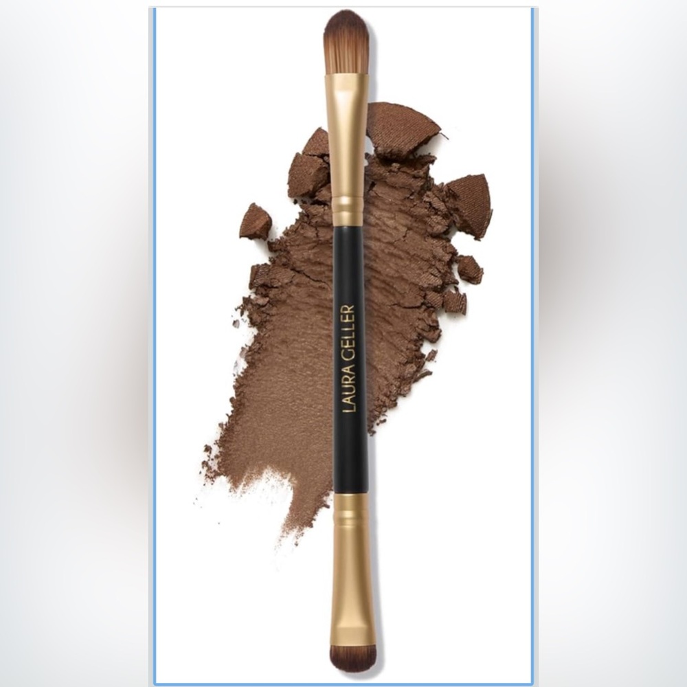 New LAURA GELLER NEW YORK - Professional Makeup - Dual-Ended Eyeshadow Brush